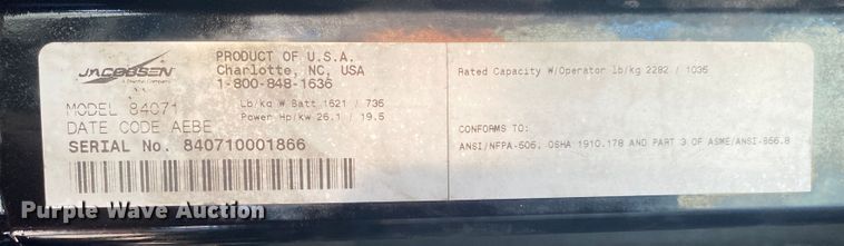 image for item JW9498 2013 Cushman Haulster  utility vehicle