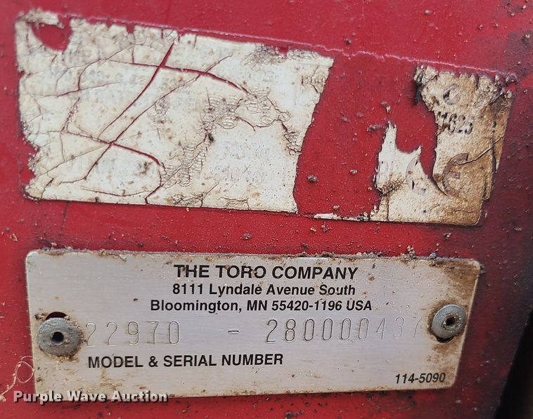 image for item JW9790 2008 Toro TRX-15  trencher