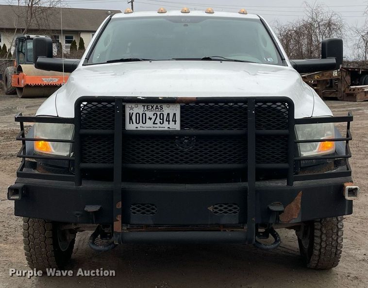 image for item MA9815 2012 Dodge Ram 5500HD  Crew Cab flatbed truck