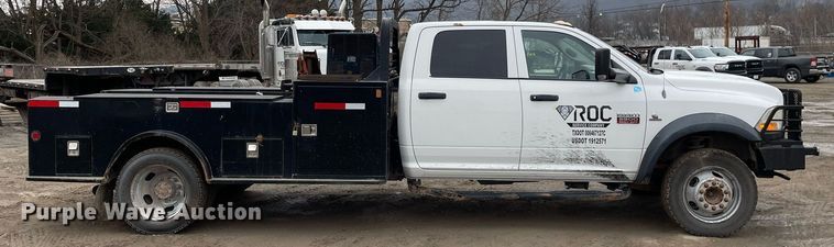 image for item MA9815 2012 Dodge Ram 5500HD  Crew Cab flatbed truck