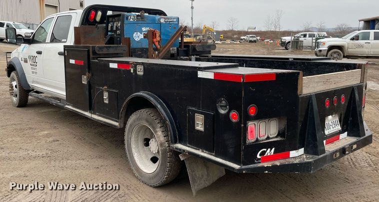 image for item MA9815 2012 Dodge Ram 5500HD  Crew Cab flatbed truck