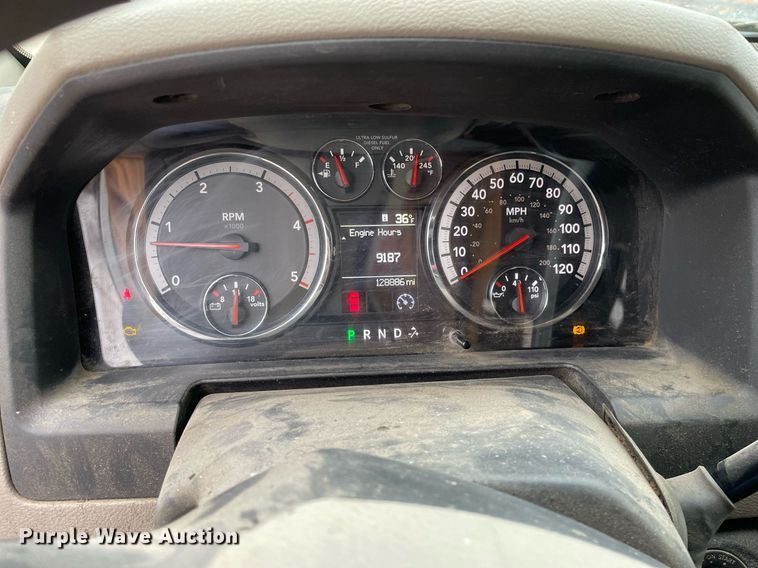 image for item MA9815 2012 Dodge Ram 5500HD  Crew Cab flatbed truck