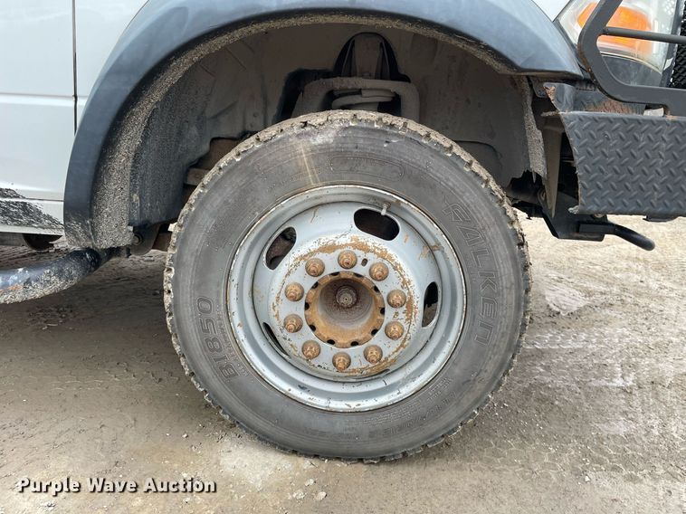 image for item MA9815 2012 Dodge Ram 5500HD  Crew Cab flatbed truck