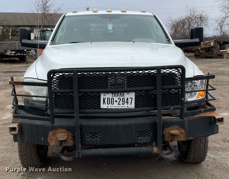 image for item MA9816 2012 Dodge Ram 5500HD  Crew Cab flatbed truck