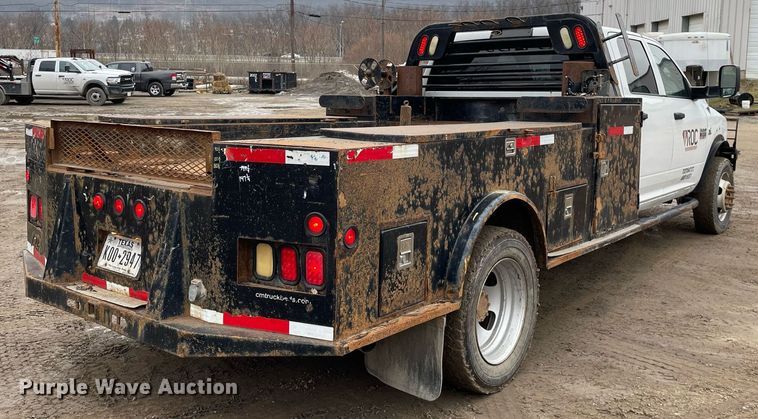 image for item MA9816 2012 Dodge Ram 5500HD  Crew Cab flatbed truck