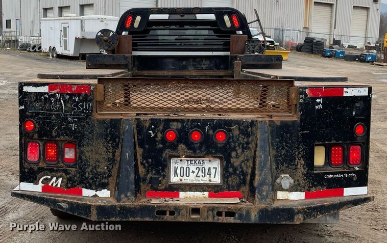 image for item MA9816 2012 Dodge Ram 5500HD  Crew Cab flatbed truck