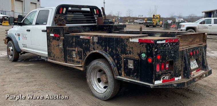 image for item MA9816 2012 Dodge Ram 5500HD  Crew Cab flatbed truck