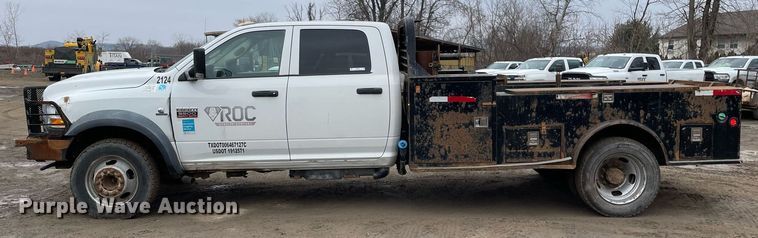 image for item MA9816 2012 Dodge Ram 5500HD  Crew Cab flatbed truck