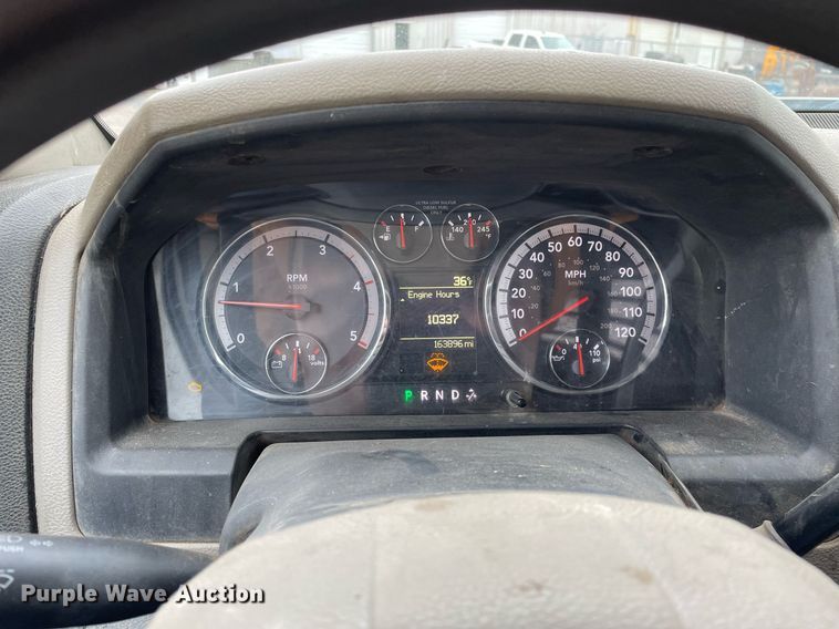 image for item MA9816 2012 Dodge Ram 5500HD  Crew Cab flatbed truck