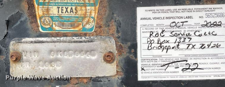 image for item MA9818 1985 Comet  equipment trailer