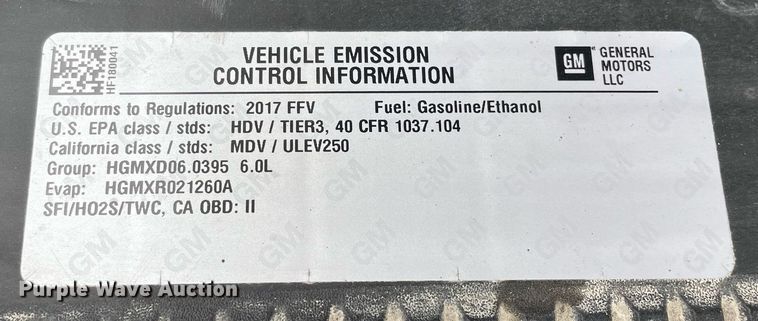 image for item MA9822 2017 GMC Sierra 2500HD  Crew Cab pickup truck