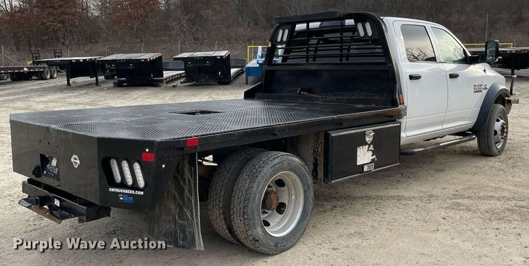 image for item MA9824 2015 Dodge Ram 5500  Crew Cab flatbed truck