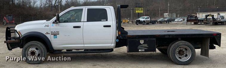image for item MA9824 2015 Dodge Ram 5500  Crew Cab flatbed truck