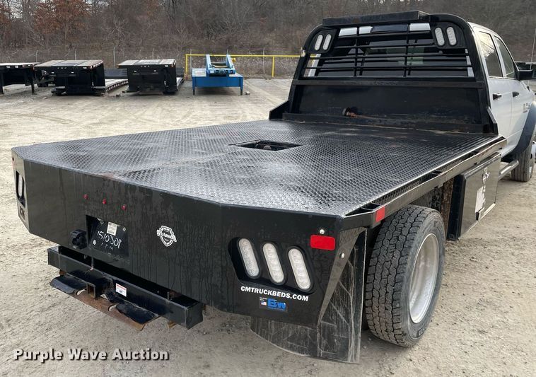 image for item MA9824 2015 Dodge Ram 5500  Crew Cab flatbed truck