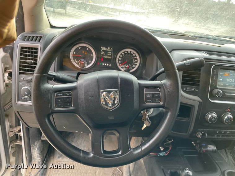 image for item MA9824 2015 Dodge Ram 5500  Crew Cab flatbed truck