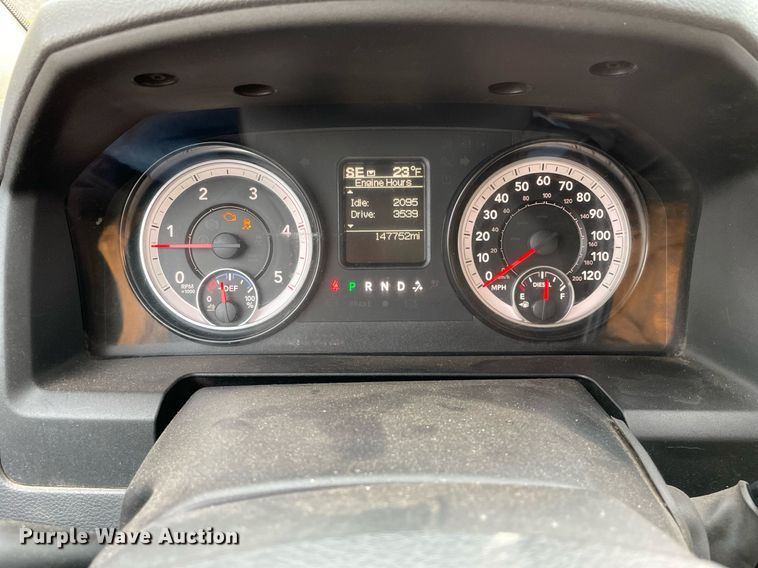 image for item MA9824 2015 Dodge Ram 5500  Crew Cab flatbed truck