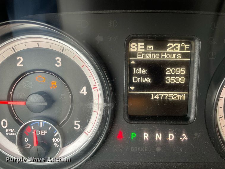 image for item MA9824 2015 Dodge Ram 5500  Crew Cab flatbed truck