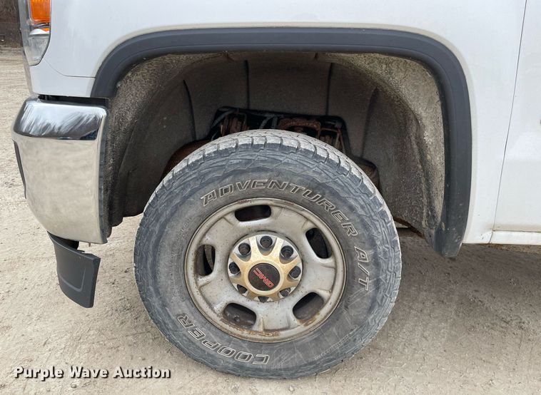 image for item MA9826 2018 GMC Sierra 2500HD  Crew Cab utility bed pickup truck