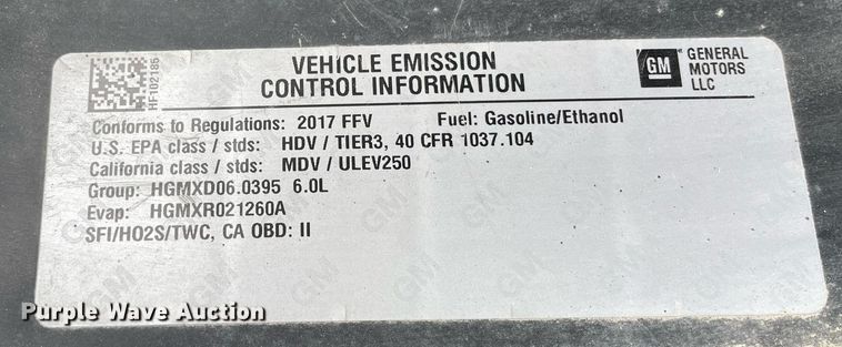 image for item MA9827 2017 GMC Sierra 2500HD  Crew Cab pickup truck