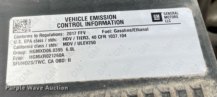 image for item MA9828 2017 GMC Sierra 2500HD  Crew Cab pickup truck