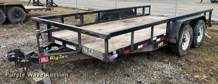 image for item MA9829 2013 Big Tex 14PI-16BK  utility trailer