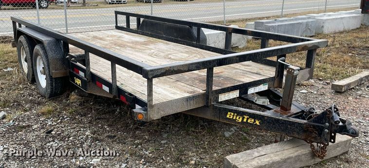 image for item MA9829 2013 Big Tex 14PI-16BK  utility trailer