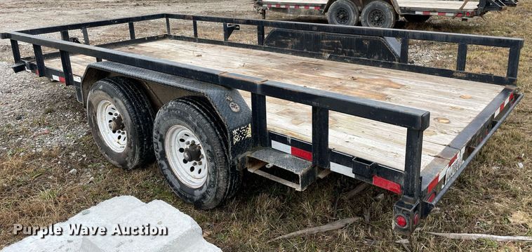 image for item MA9829 2013 Big Tex 14PI-16BK  utility trailer
