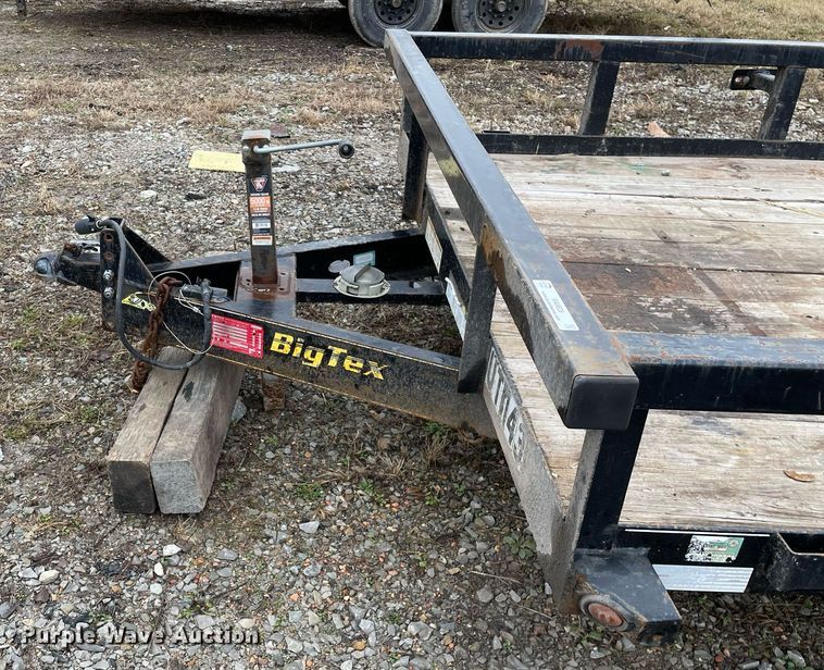 image for item MA9829 2013 Big Tex 14PI-16BK  utility trailer