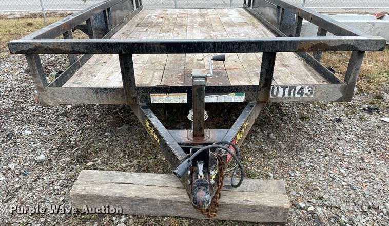 image for item MA9829 2013 Big Tex 14PI-16BK  utility trailer