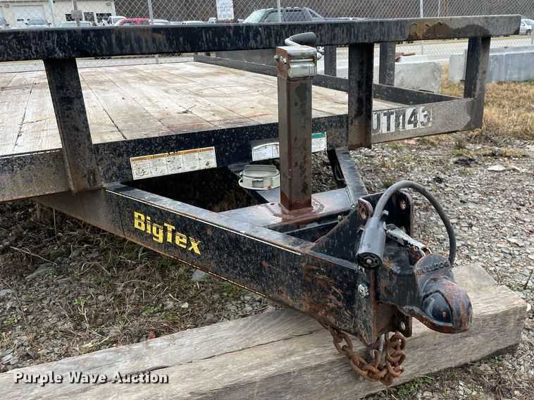 image for item MA9829 2013 Big Tex 14PI-16BK  utility trailer