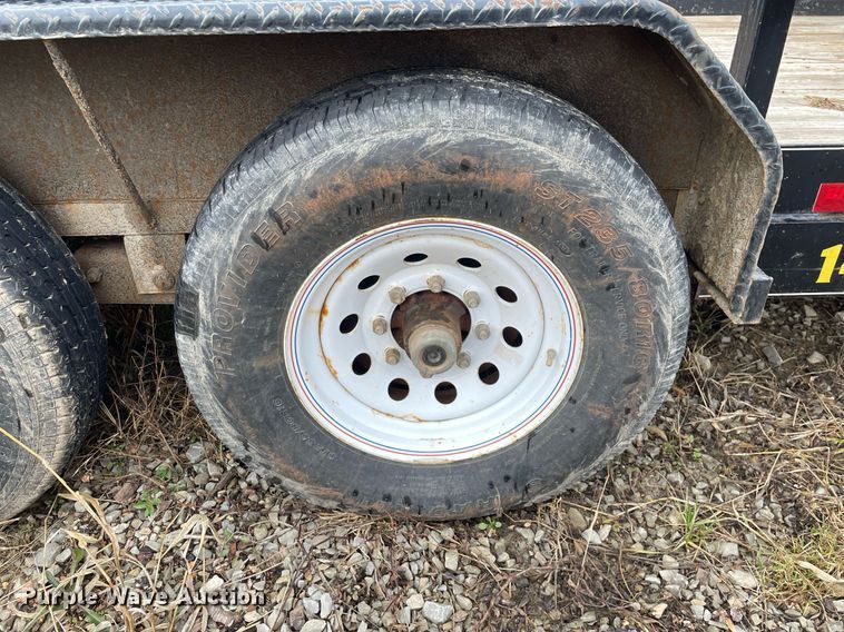 image for item MA9829 2013 Big Tex 14PI-16BK  utility trailer