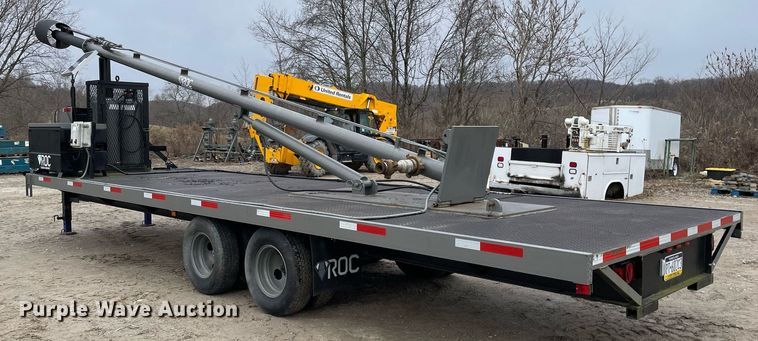 image for item MA9841 2014 Gooseneck  flare stack trailer