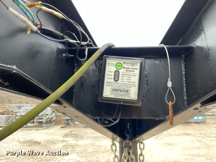 image for item MA9841 2014 Gooseneck  flare stack trailer