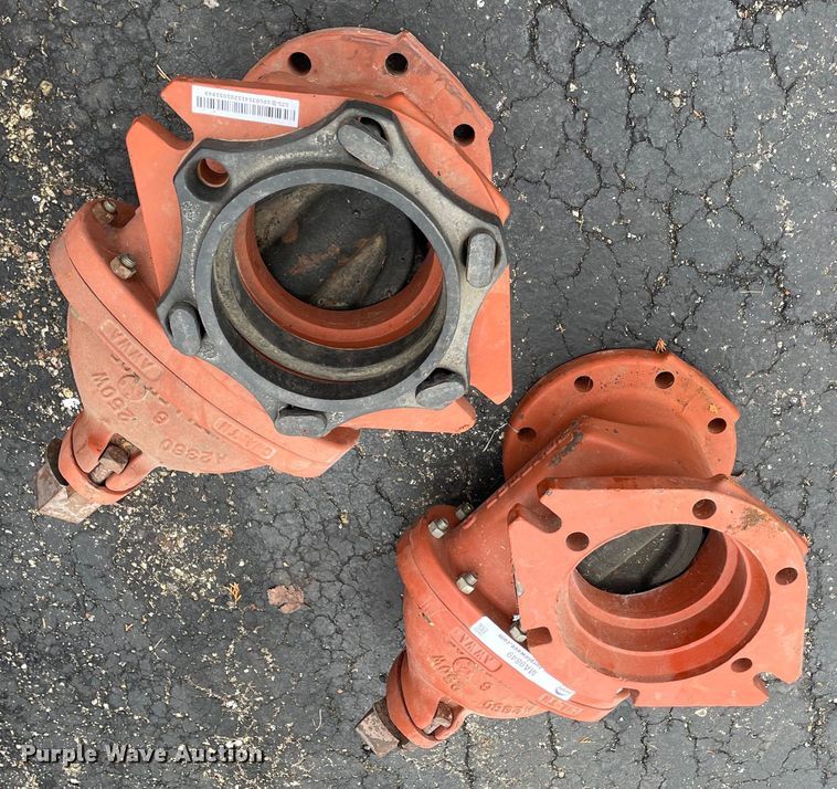 image for item MA9849 (2) Mueller 6" valves