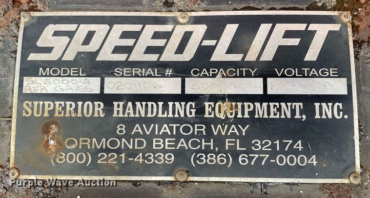 image for item MA9858 Speed Lift SL5000  dock lift