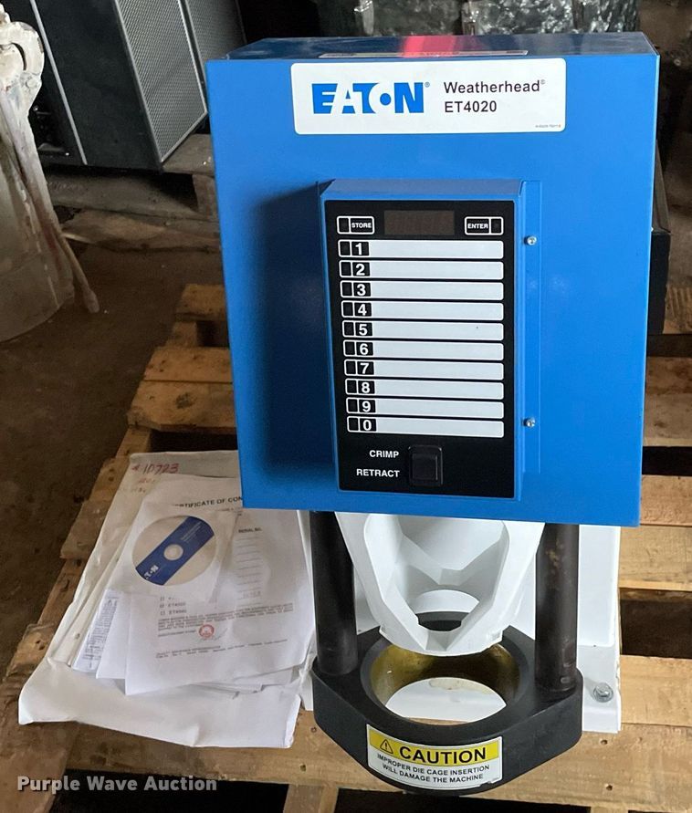 image for item MA9859 Eaton ET4020  hose crimping machine