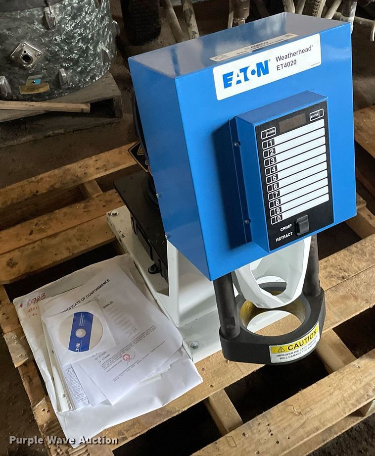 image for item MA9859 Eaton ET4020  hose crimping machine