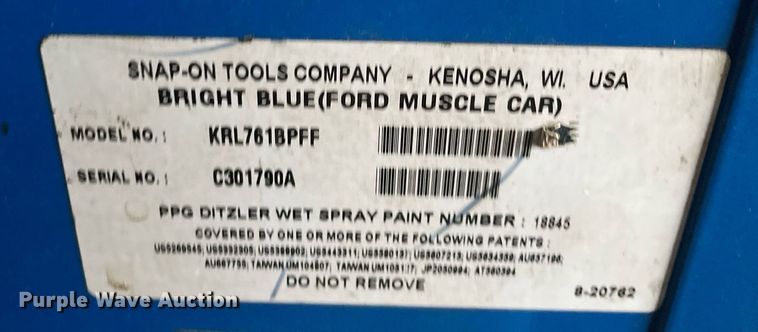 image for item MA9862 (3) Snap-on Muscle Car Series toolboxes