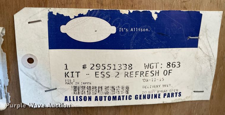 image for item MA9879 (6) Allison transmission rebuild kits