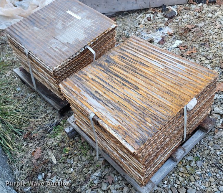 image for item MH9728 (600) pieces of Rustic Accents corrugated ceiling tile