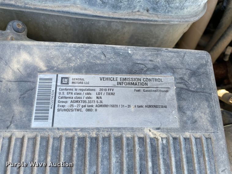 image for item MI9755 2010 Chevrolet Silverado 1500  Ext. Cab pickup truck