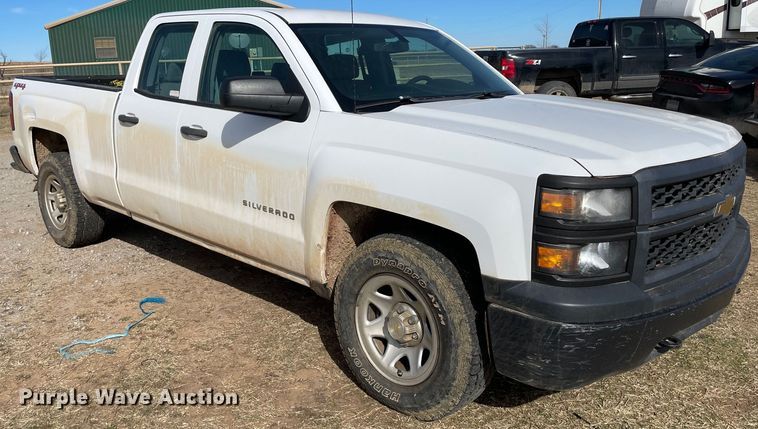 image for item MI9758 2014 Chevrolet Silverado 1500  Double Cab pickup truck