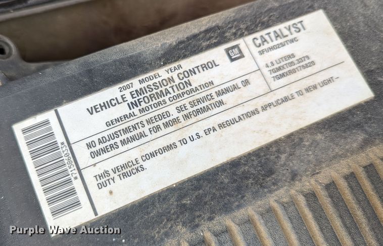 image for item MI9763 2007 GMC Sierra 1500 SLE  Ext. Cab pickup truck