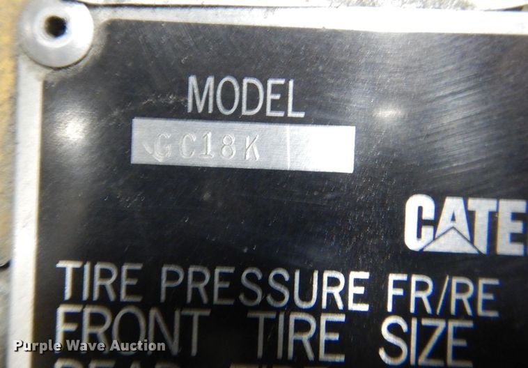 image for item MJ9990 Caterpillar GC18K  forklift