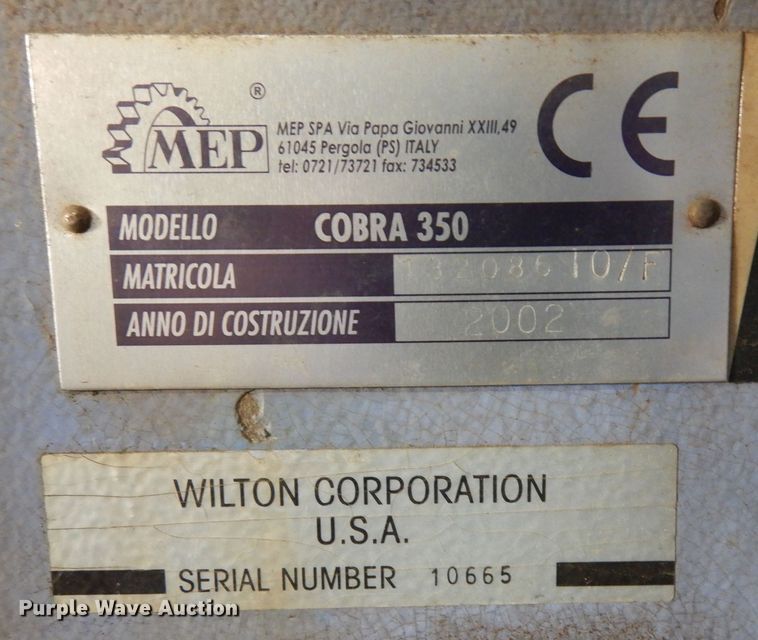 image for item MR9697 2002 Cobra 350  chop saw