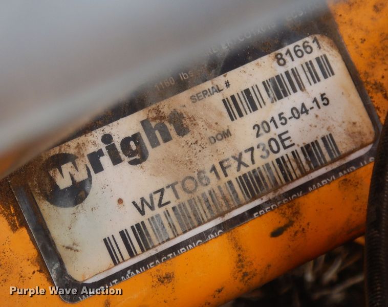 image for item MR9711 2015 Wright ZT-3400  ZTR lawn mower