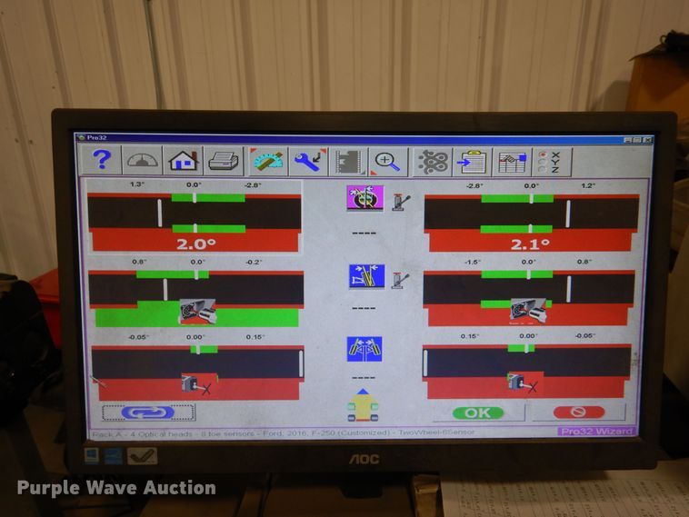 image for item MR9715 John Bean V-9  alignment machine