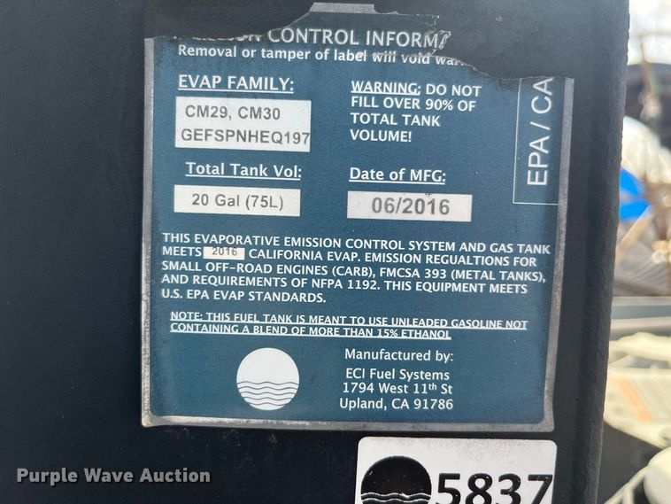 image for item MW9457 2016 Mobile Tech MTT610TA2  fiber optic splicing trailer