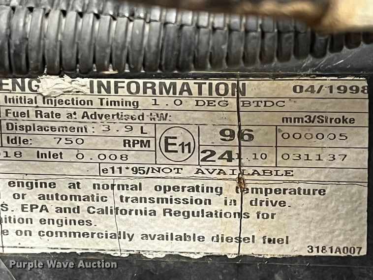 image for item MW9458 1998 Case IH CX90  MFWD tractor