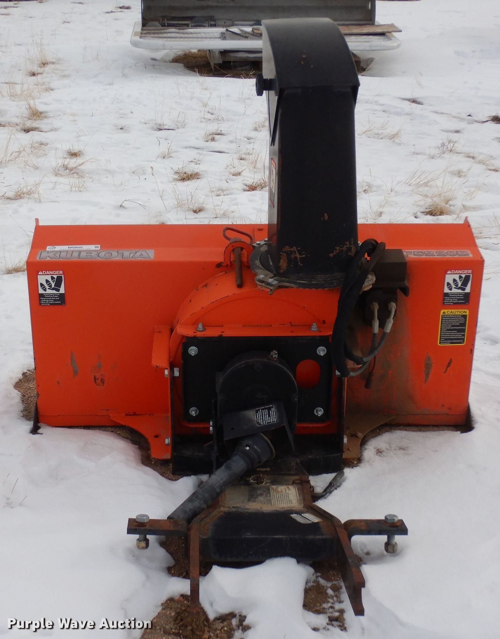 Kubota F5220B snow blower in Colorado Springs, CO Item MR9680 sold